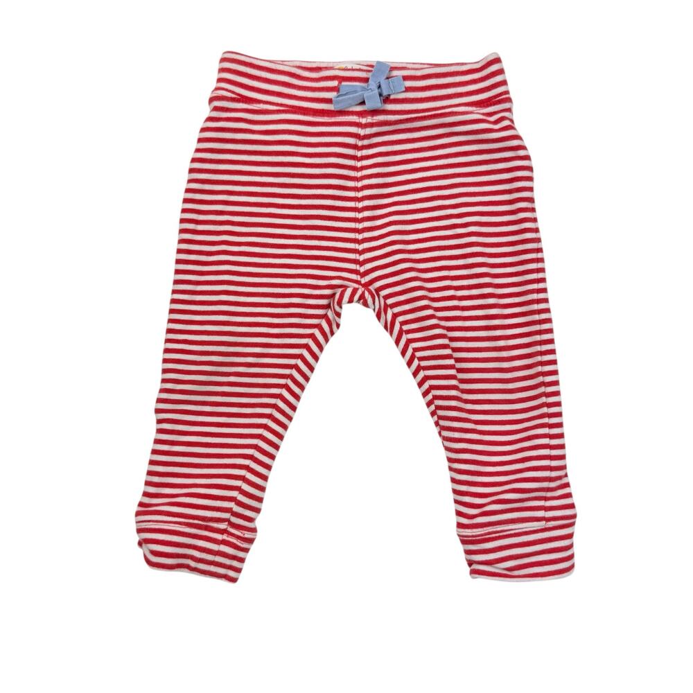 Baby Boden Red Striped Pants